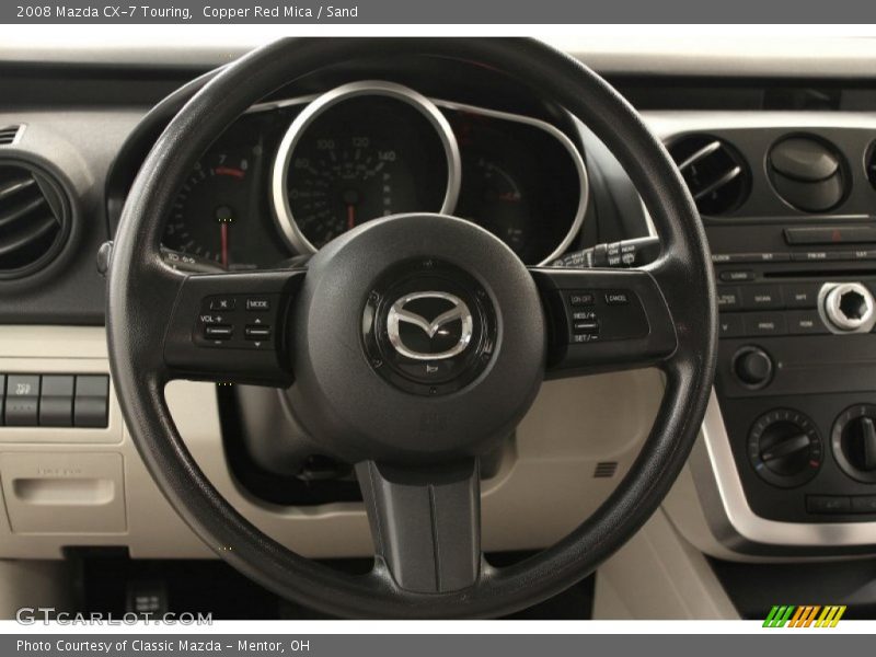 Copper Red Mica / Sand 2008 Mazda CX-7 Touring