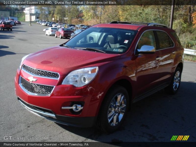 Crystal Red Tintcoat / Brownstone/Jet Black 2013 Chevrolet Equinox LTZ AWD