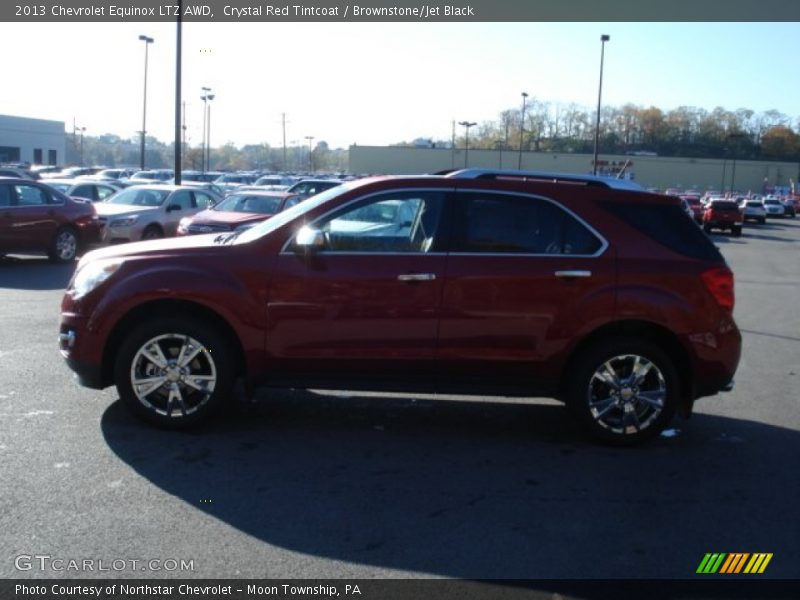 Crystal Red Tintcoat / Brownstone/Jet Black 2013 Chevrolet Equinox LTZ AWD