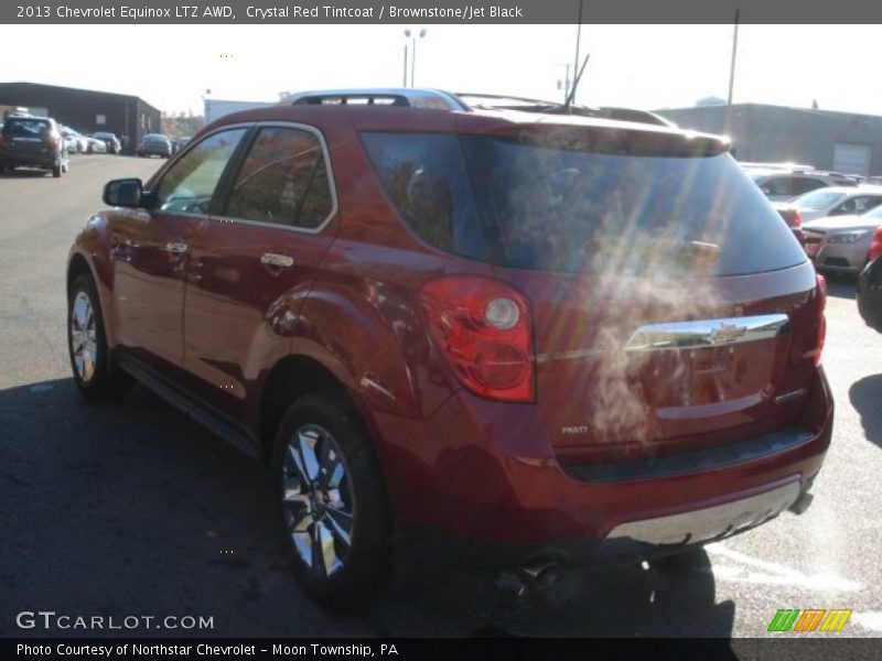 Crystal Red Tintcoat / Brownstone/Jet Black 2013 Chevrolet Equinox LTZ AWD