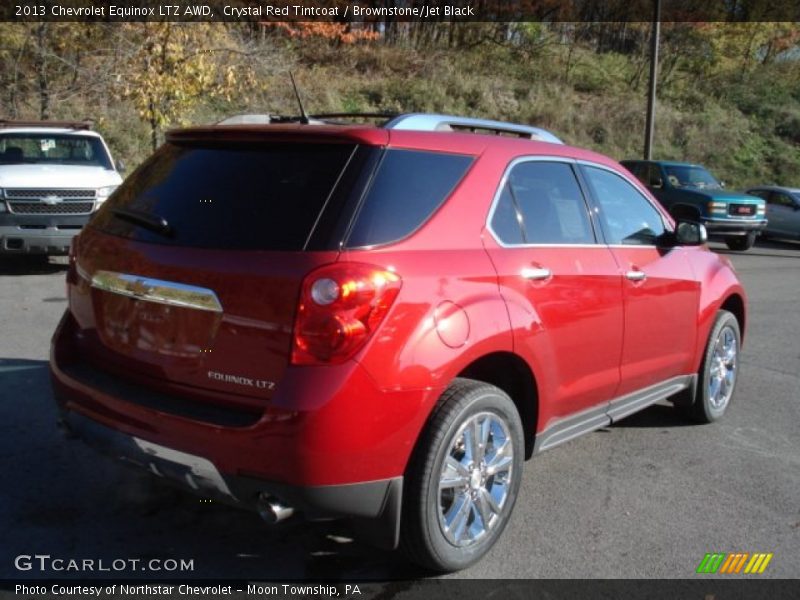 Crystal Red Tintcoat / Brownstone/Jet Black 2013 Chevrolet Equinox LTZ AWD