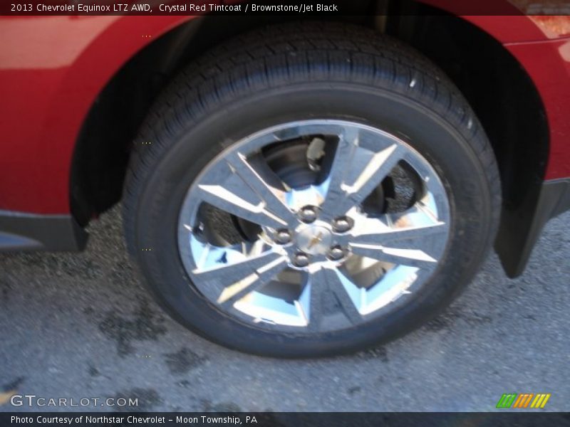 Crystal Red Tintcoat / Brownstone/Jet Black 2013 Chevrolet Equinox LTZ AWD