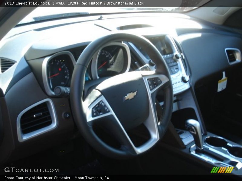 Crystal Red Tintcoat / Brownstone/Jet Black 2013 Chevrolet Equinox LTZ AWD