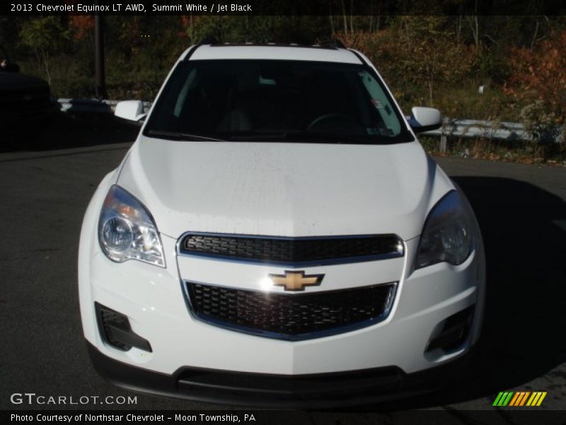 Summit White / Jet Black 2013 Chevrolet Equinox LT AWD