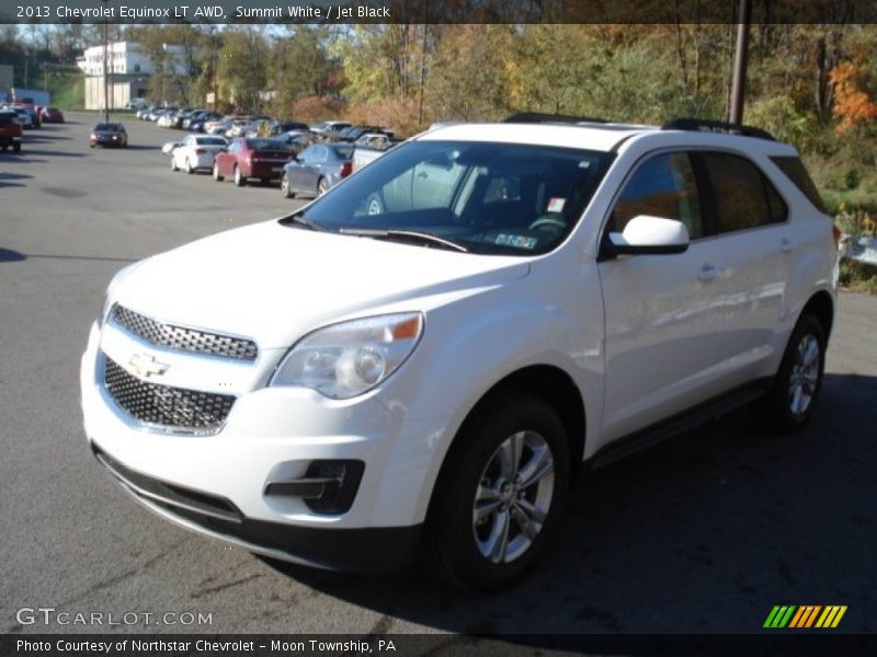 Summit White / Jet Black 2013 Chevrolet Equinox LT AWD