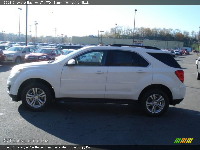 Summit White / Jet Black 2013 Chevrolet Equinox LT AWD