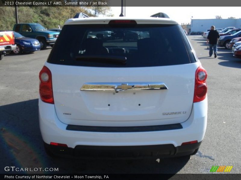 Summit White / Jet Black 2013 Chevrolet Equinox LT AWD