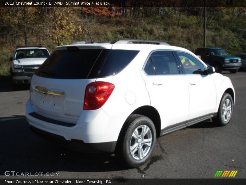 Summit White / Jet Black 2013 Chevrolet Equinox LT AWD