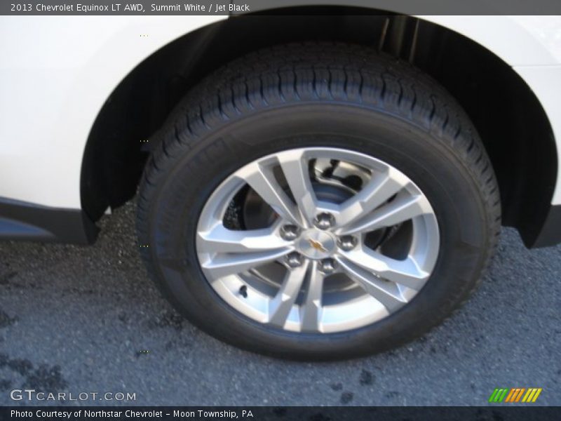 Summit White / Jet Black 2013 Chevrolet Equinox LT AWD