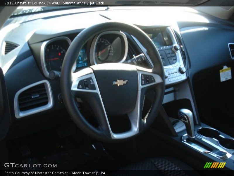 Summit White / Jet Black 2013 Chevrolet Equinox LT AWD