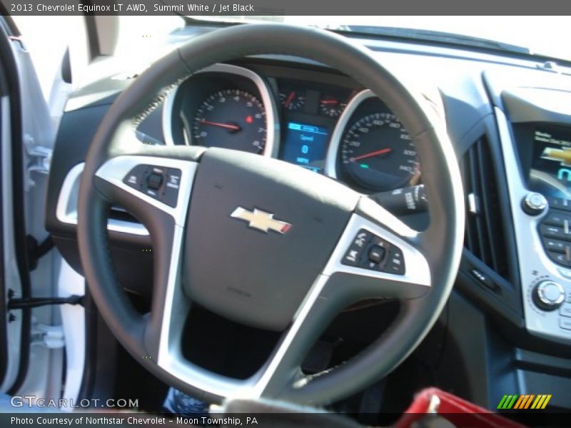 Summit White / Jet Black 2013 Chevrolet Equinox LT AWD