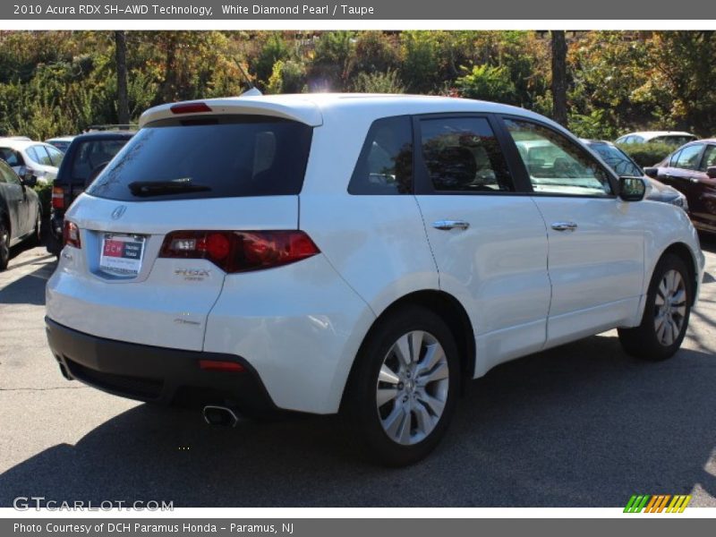 White Diamond Pearl / Taupe 2010 Acura RDX SH-AWD Technology