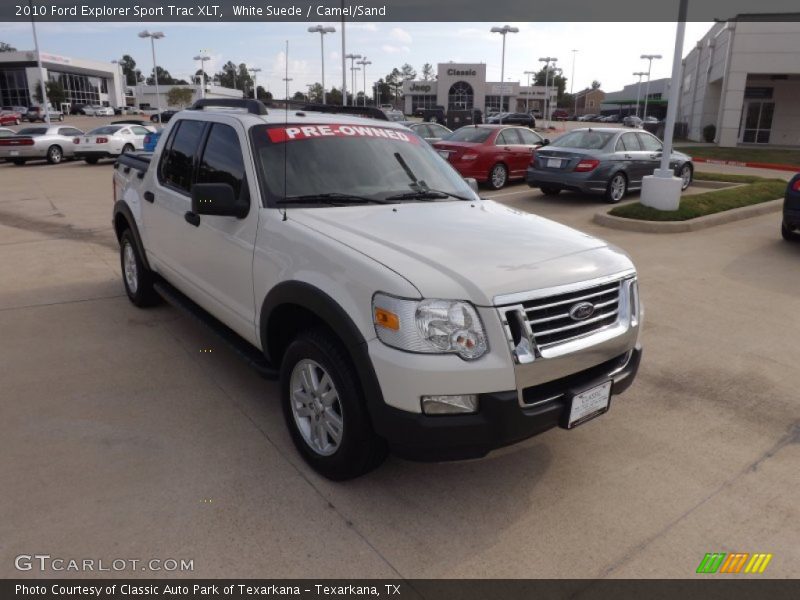 White Suede / Camel/Sand 2010 Ford Explorer Sport Trac XLT