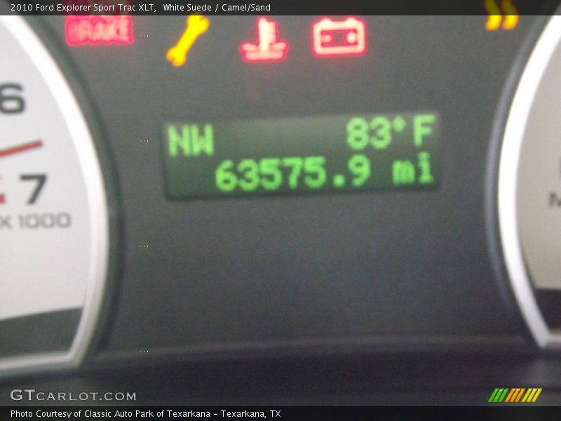 White Suede / Camel/Sand 2010 Ford Explorer Sport Trac XLT