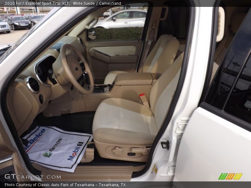 White Suede / Camel/Sand 2010 Ford Explorer Sport Trac XLT