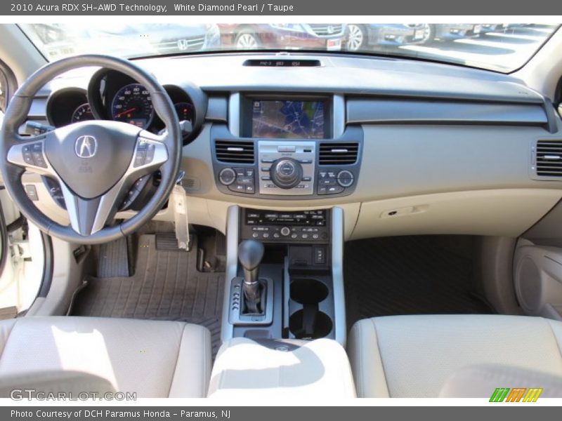 White Diamond Pearl / Taupe 2010 Acura RDX SH-AWD Technology