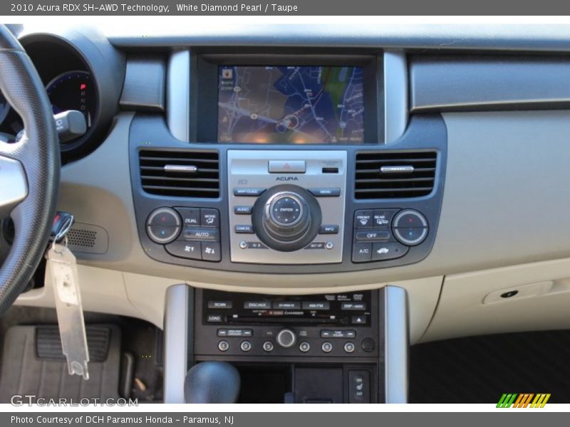 White Diamond Pearl / Taupe 2010 Acura RDX SH-AWD Technology