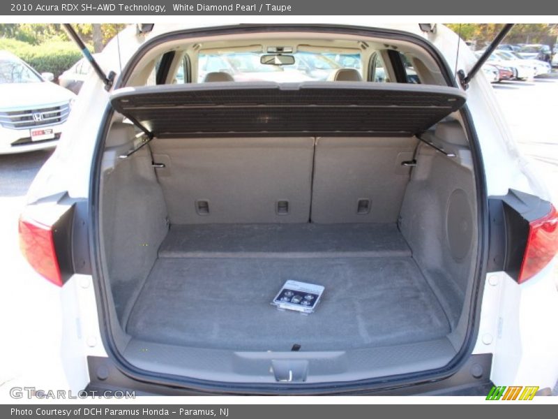 White Diamond Pearl / Taupe 2010 Acura RDX SH-AWD Technology