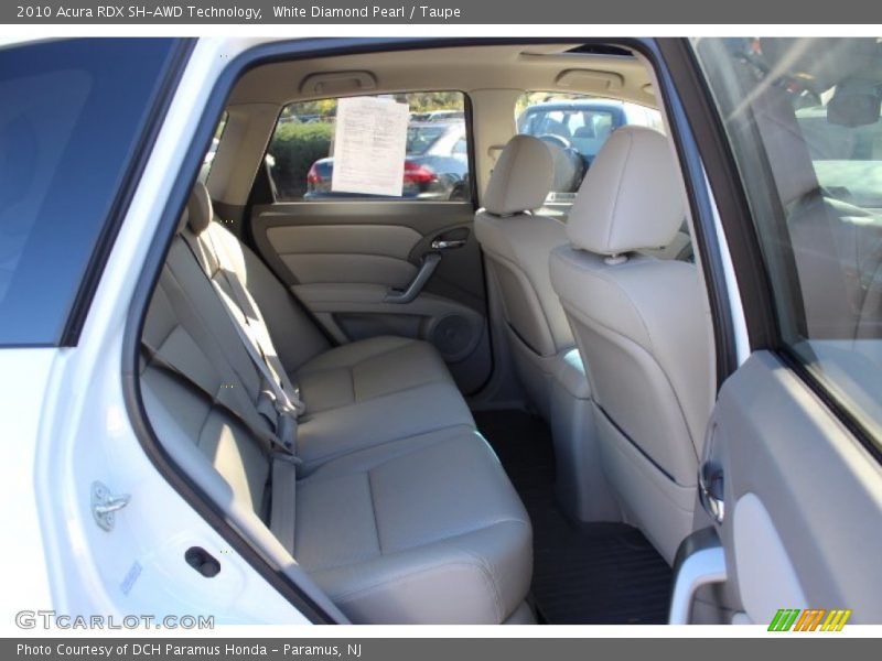 White Diamond Pearl / Taupe 2010 Acura RDX SH-AWD Technology