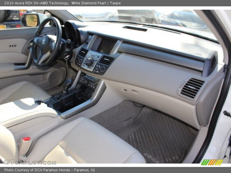 White Diamond Pearl / Taupe 2010 Acura RDX SH-AWD Technology