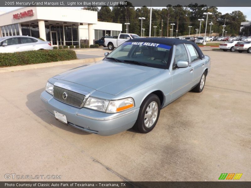 Light Ice Blue Metallic / Light Flint 2005 Mercury Grand Marquis LS