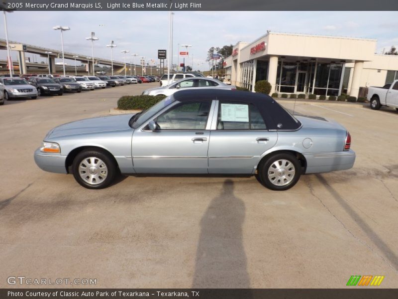 Light Ice Blue Metallic / Light Flint 2005 Mercury Grand Marquis LS