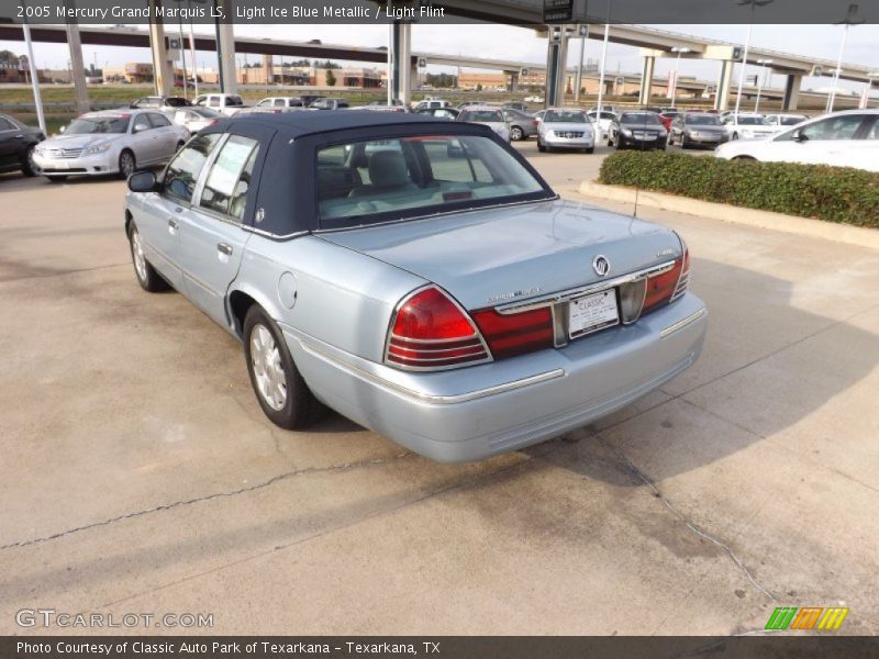 Light Ice Blue Metallic / Light Flint 2005 Mercury Grand Marquis LS