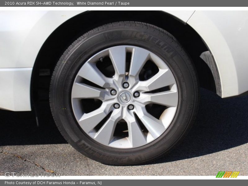 White Diamond Pearl / Taupe 2010 Acura RDX SH-AWD Technology