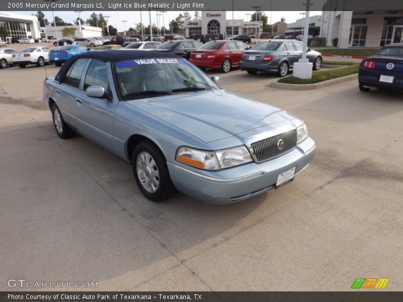 Light Ice Blue Metallic / Light Flint 2005 Mercury Grand Marquis LS