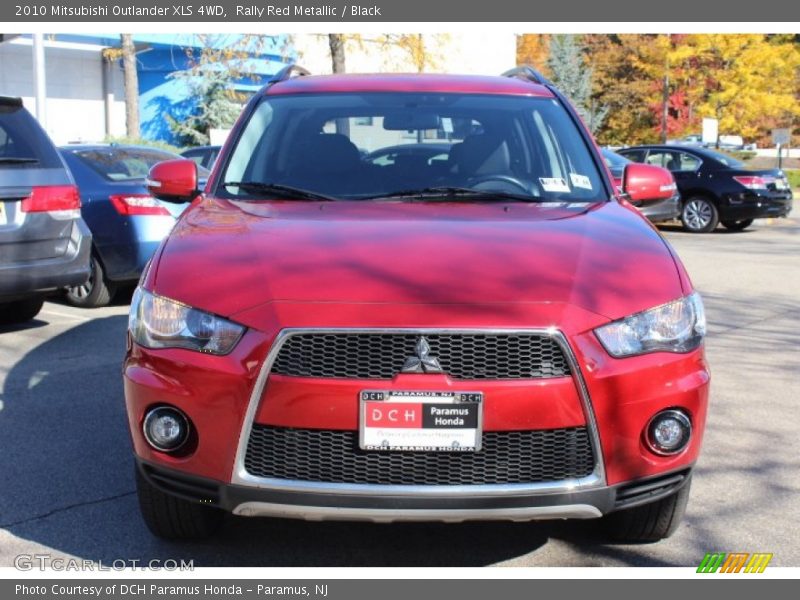 Rally Red Metallic / Black 2010 Mitsubishi Outlander XLS 4WD