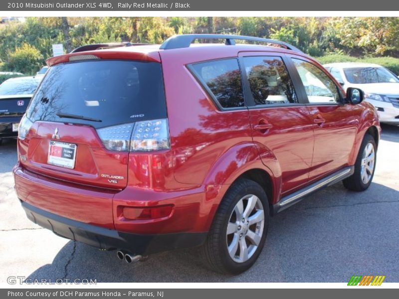 Rally Red Metallic / Black 2010 Mitsubishi Outlander XLS 4WD