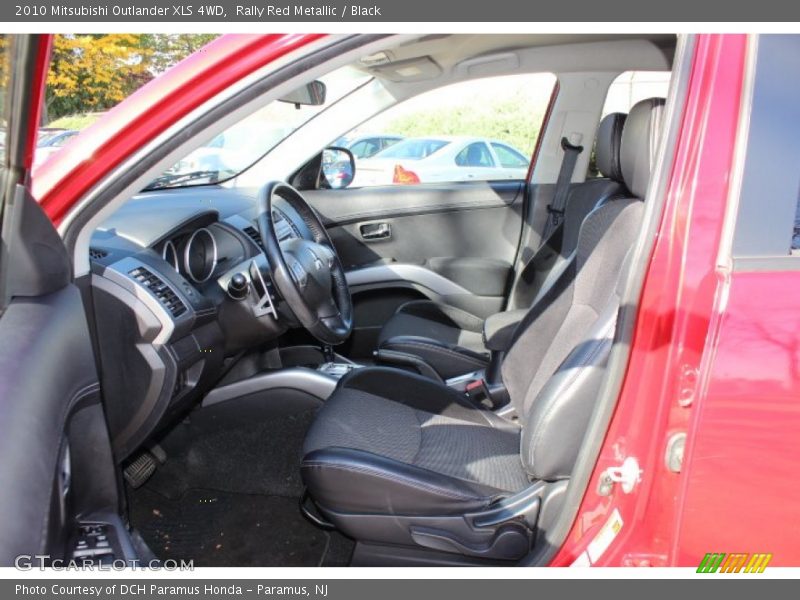 Rally Red Metallic / Black 2010 Mitsubishi Outlander XLS 4WD