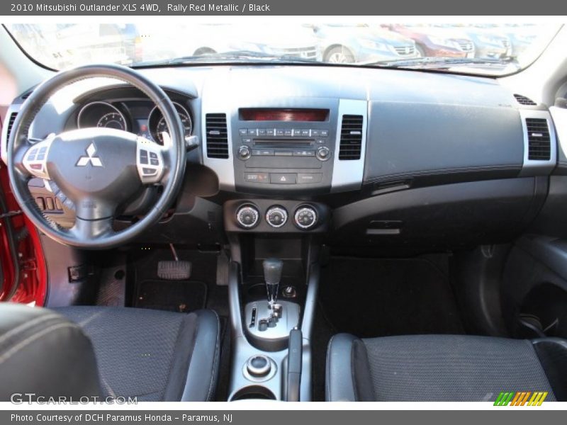 Rally Red Metallic / Black 2010 Mitsubishi Outlander XLS 4WD