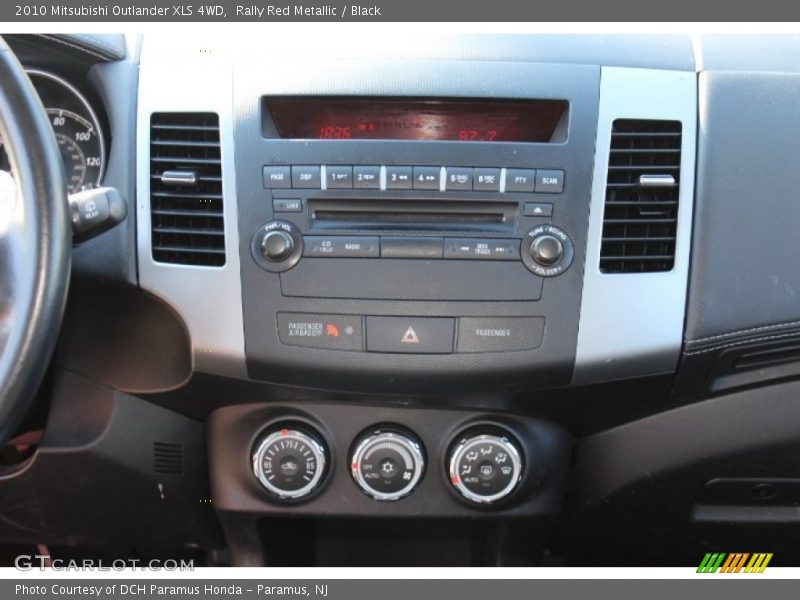 Rally Red Metallic / Black 2010 Mitsubishi Outlander XLS 4WD