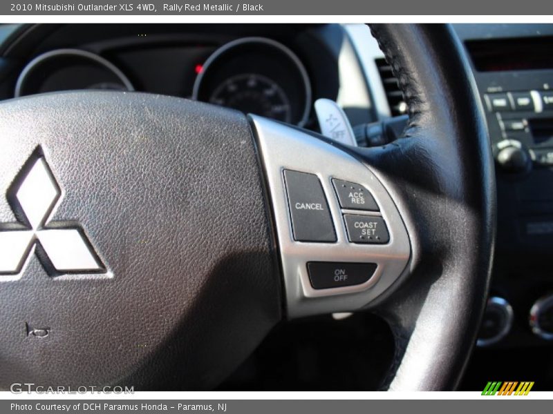 Rally Red Metallic / Black 2010 Mitsubishi Outlander XLS 4WD