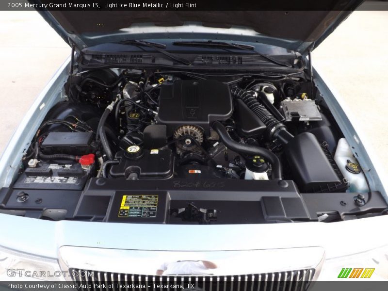 Light Ice Blue Metallic / Light Flint 2005 Mercury Grand Marquis LS
