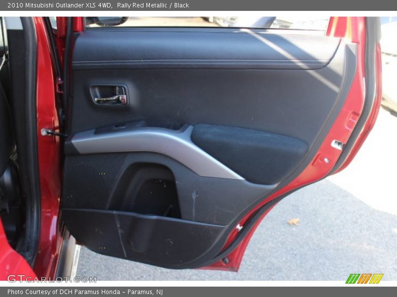Rally Red Metallic / Black 2010 Mitsubishi Outlander XLS 4WD