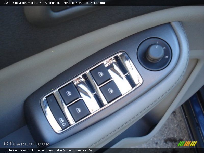 Atlantis Blue Metallic / Jet Black/Titanium 2013 Chevrolet Malibu LS