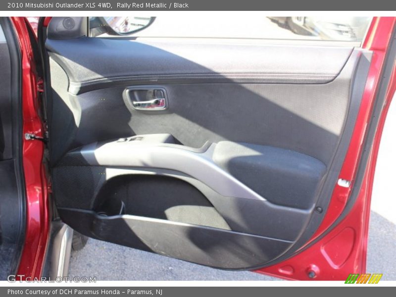 Rally Red Metallic / Black 2010 Mitsubishi Outlander XLS 4WD