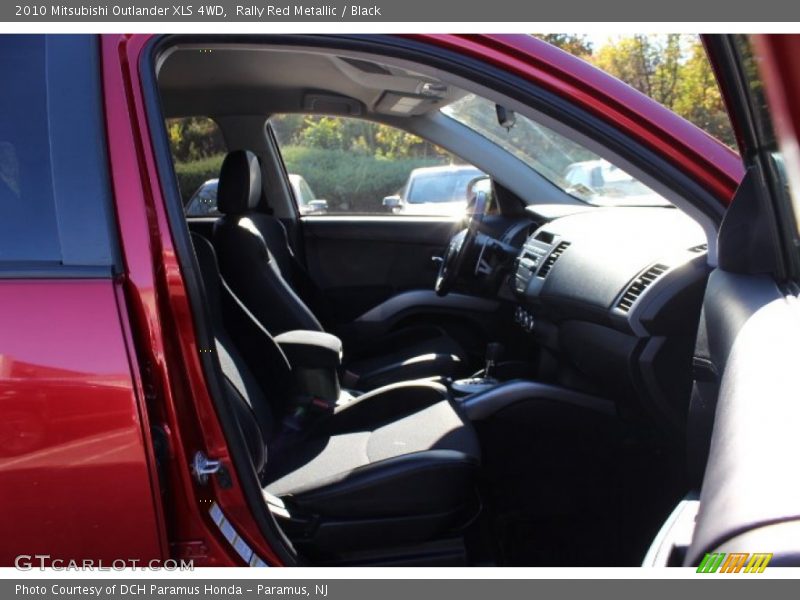 Rally Red Metallic / Black 2010 Mitsubishi Outlander XLS 4WD