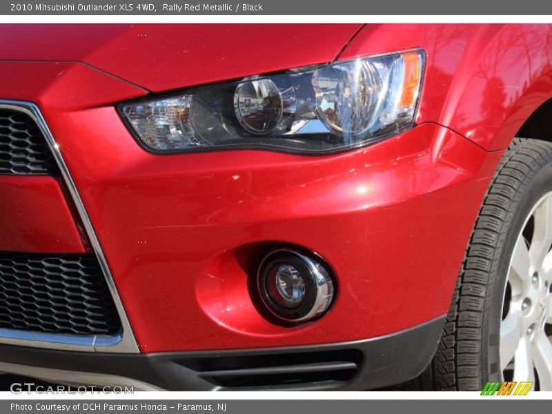 Rally Red Metallic / Black 2010 Mitsubishi Outlander XLS 4WD
