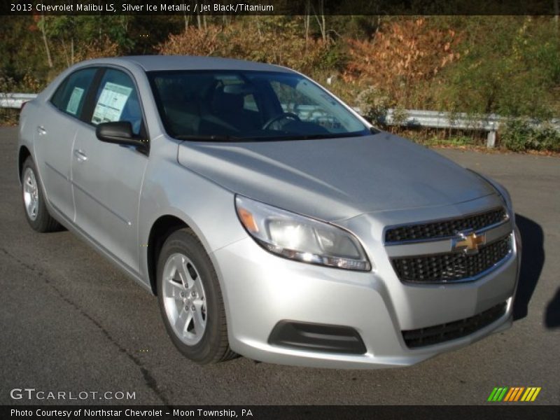 Silver Ice Metallic / Jet Black/Titanium 2013 Chevrolet Malibu LS