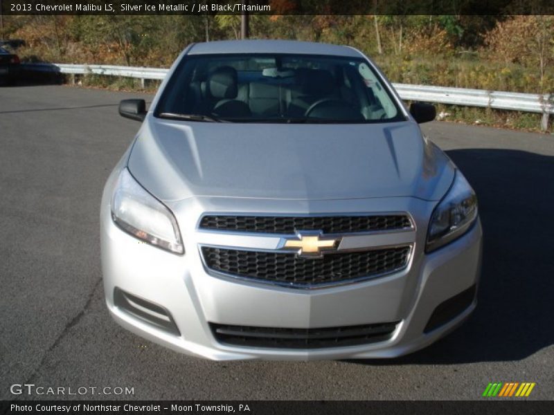 Silver Ice Metallic / Jet Black/Titanium 2013 Chevrolet Malibu LS