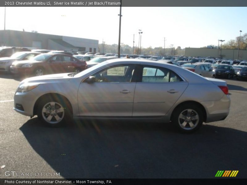 Silver Ice Metallic / Jet Black/Titanium 2013 Chevrolet Malibu LS