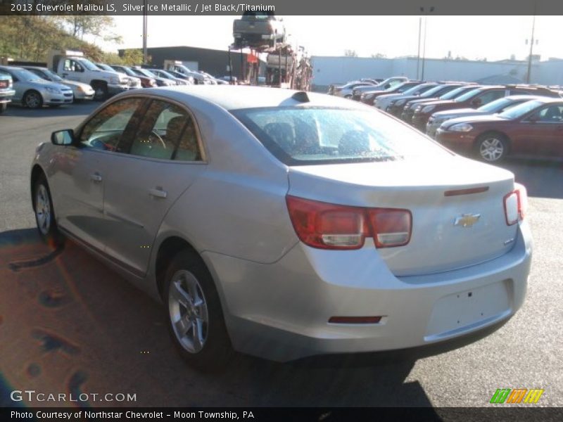 Silver Ice Metallic / Jet Black/Titanium 2013 Chevrolet Malibu LS