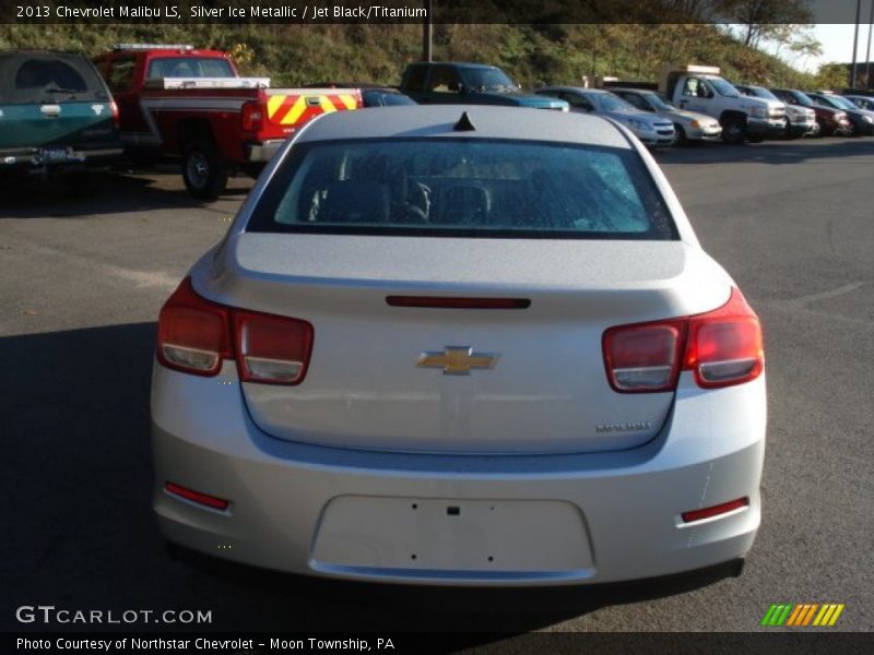 Silver Ice Metallic / Jet Black/Titanium 2013 Chevrolet Malibu LS