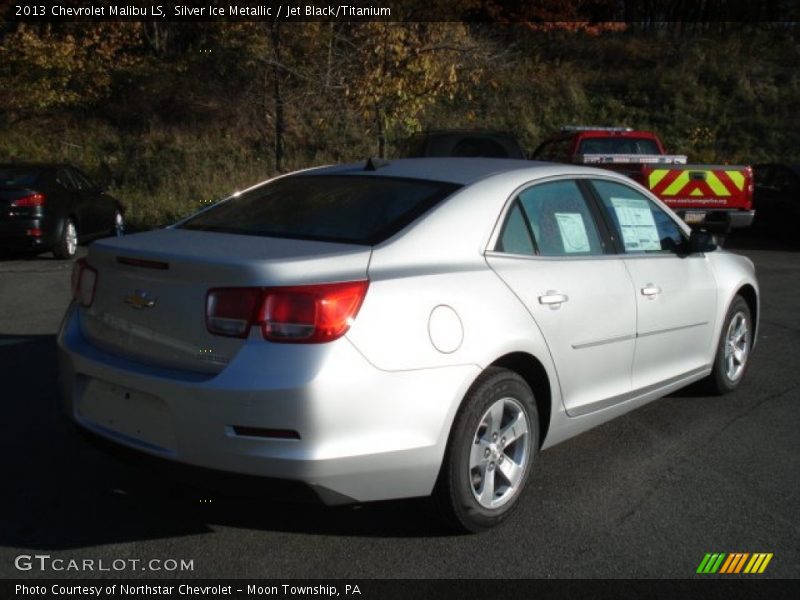 Silver Ice Metallic / Jet Black/Titanium 2013 Chevrolet Malibu LS