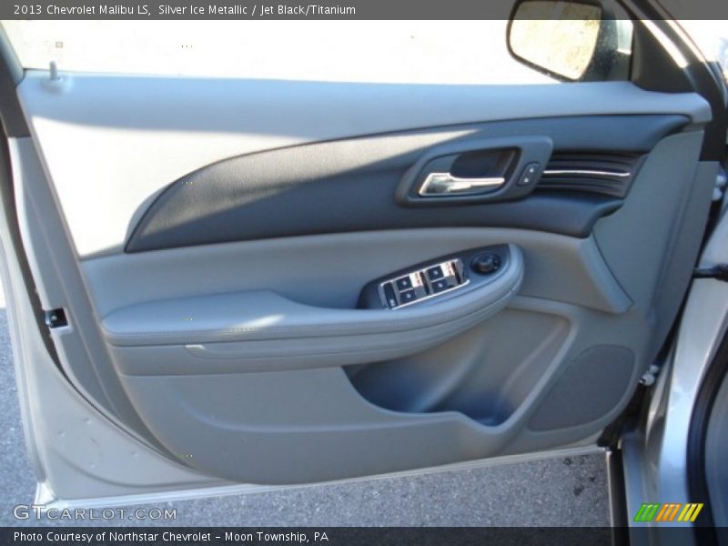 Silver Ice Metallic / Jet Black/Titanium 2013 Chevrolet Malibu LS