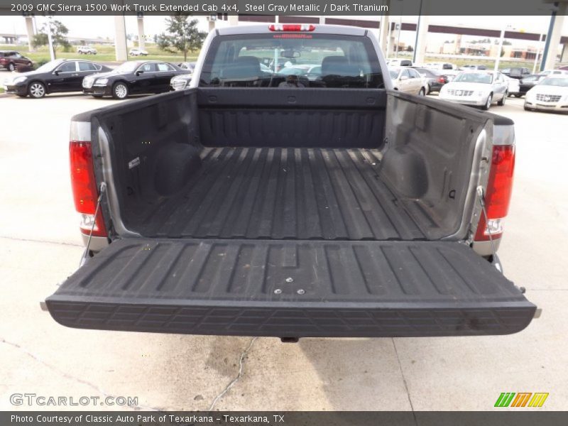 Steel Gray Metallic / Dark Titanium 2009 GMC Sierra 1500 Work Truck Extended Cab 4x4
