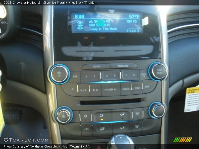 Silver Ice Metallic / Jet Black/Titanium 2013 Chevrolet Malibu LS